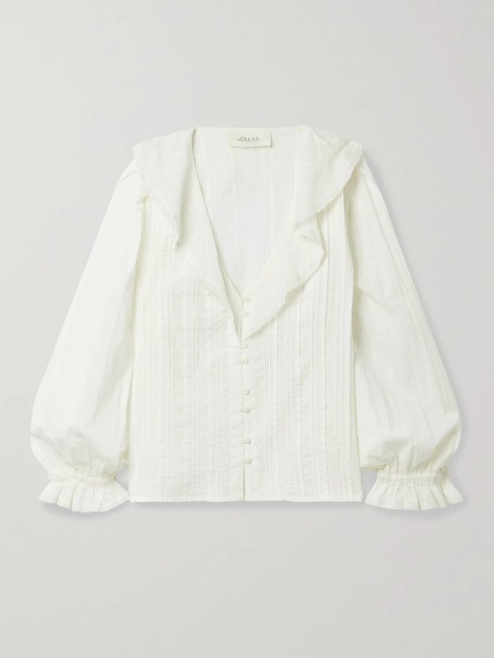 THE GREAT. The Hankie Blouse